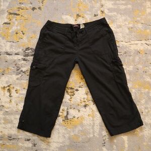 Union Bay Women's Black Cropped Trousers Pants